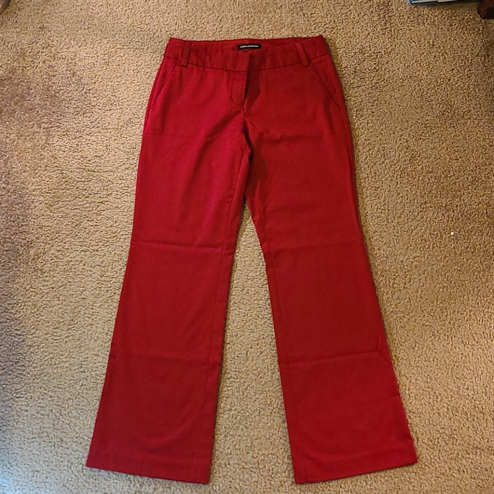 Express Design Studio Editor Red Pants Size 6